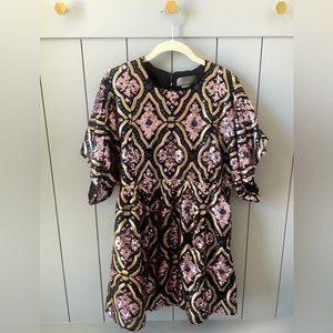 NWT Anthropologie Sequin Mini Dress